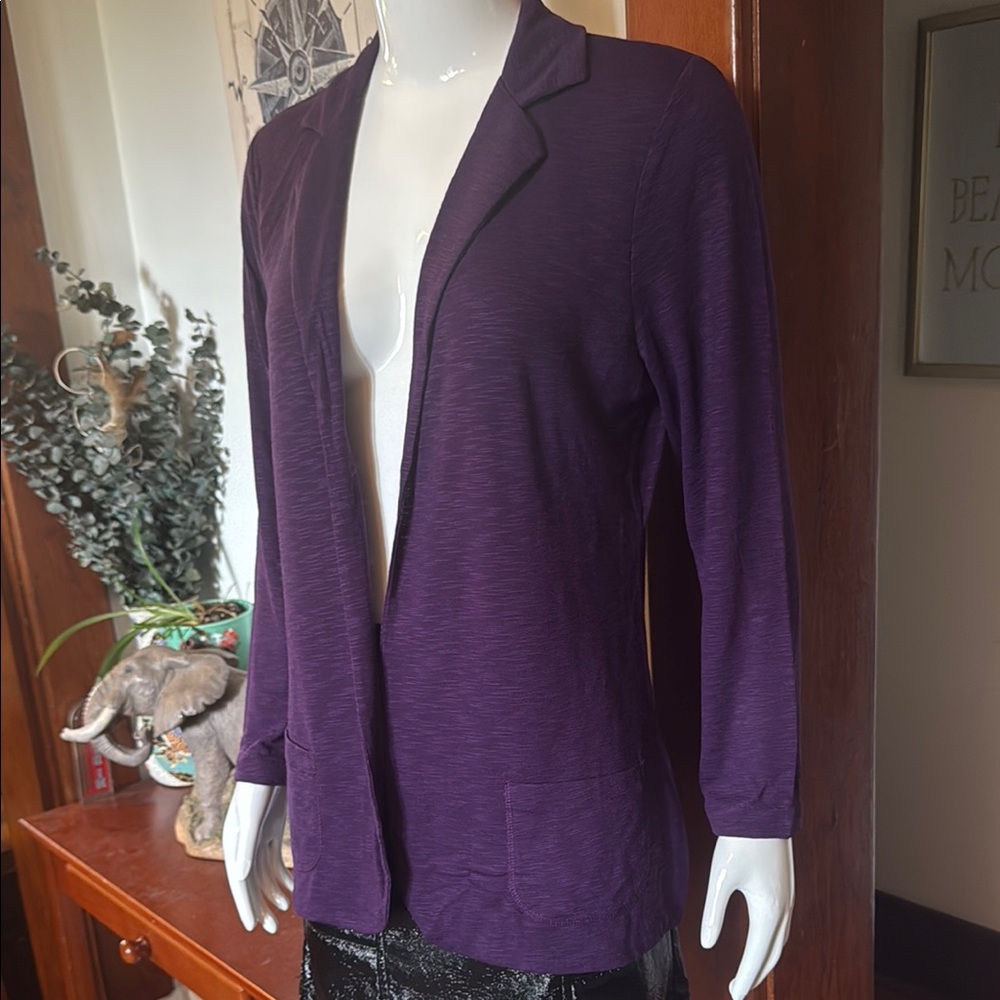 NWT northern reflections size small Purple Open Front Blazer